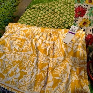 Catalina swim skirted bottom with slit in skirt